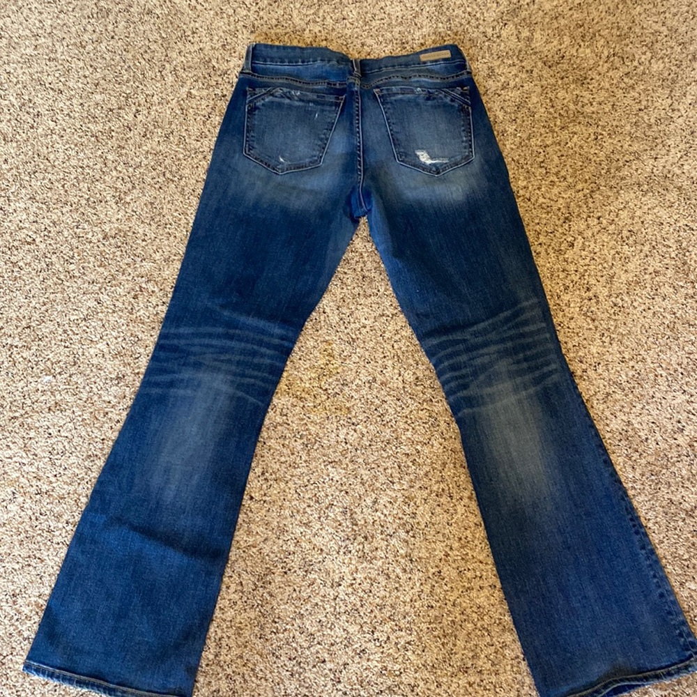 Buckle Black Boot Cut Jeans